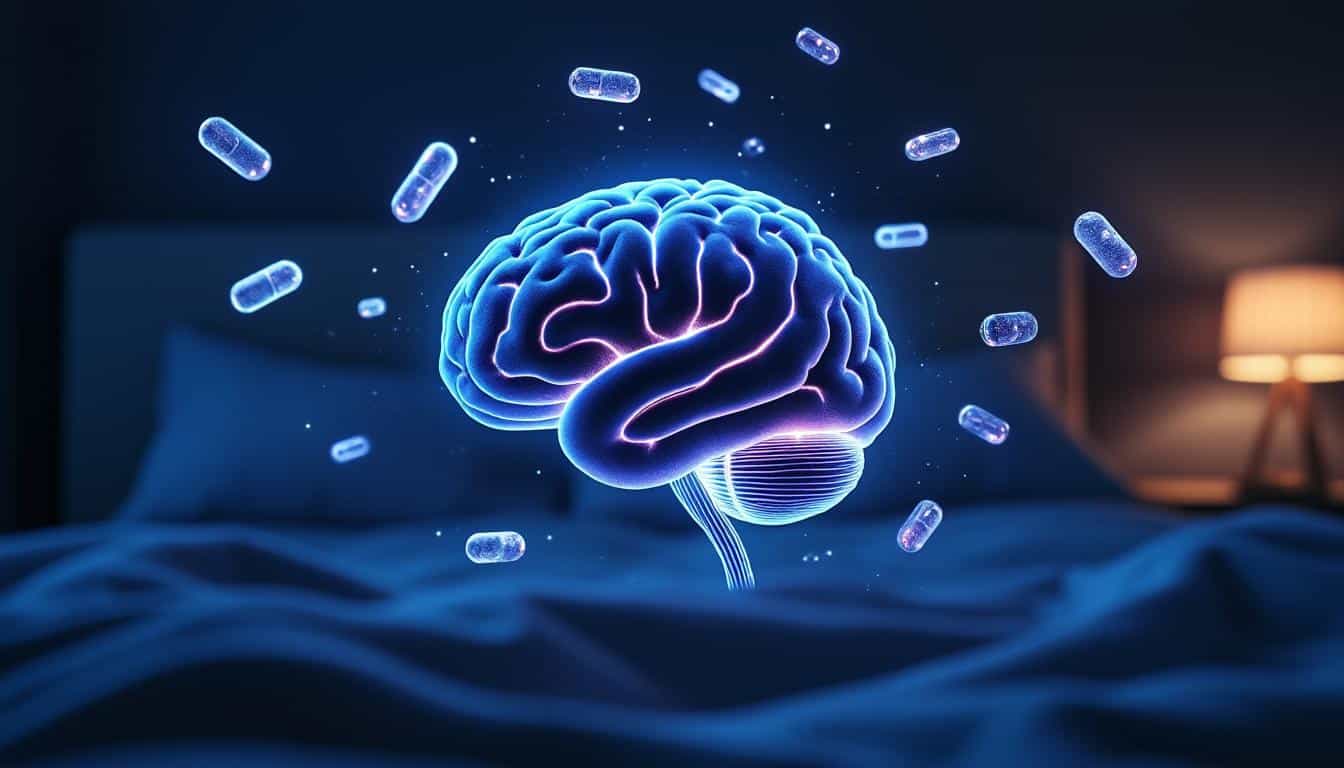 étude sur l'impact de la dépendance aux somnifères provoquant une suppression des phases de sommeil profond, affectant la qualité du repos et la santé générale.