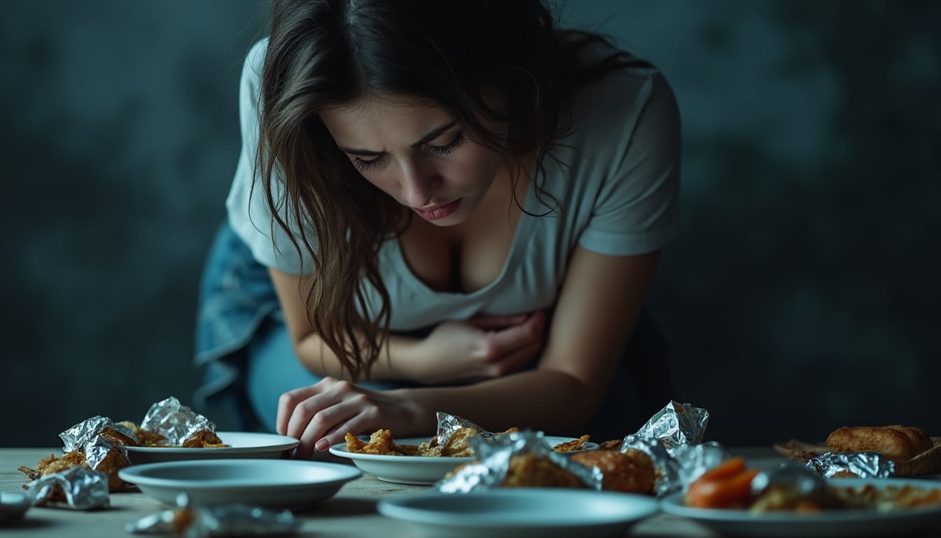 découvrez comment les crises d'hyperphagie boulimique peuvent réactiver des traumatismes émotionnels refoulés et explorez les pistes pour mieux comprendre et gérer ces liens complexes.