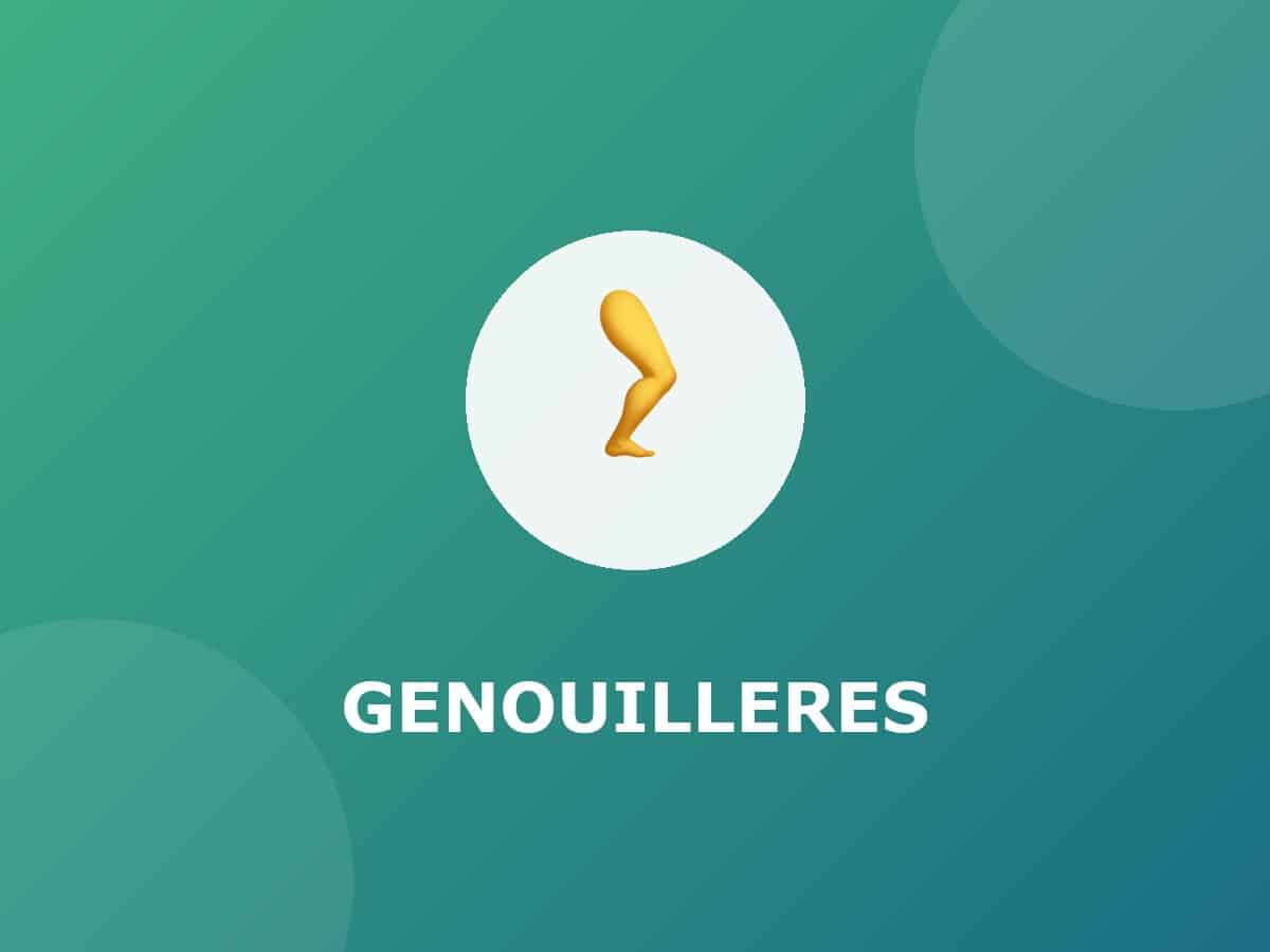 Genouillères et chevillères - toutsante.fr
